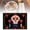 D, variant on A Polyester Placemat Day of The Dead Design Table Mat Durable Wrinkle Proof for Kitchen Dining Party Decoration Indoor Outdoor