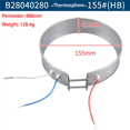 thumbnail image 4 of 4X Thin Band Heater Elements for Household Electrical Appliances Kettle Heating Ring 155mm, 4 of 8