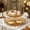 Gold, variant on Kitchen Utensils Gadgets - 9.45inches / 24cm Double Layered Fruit Plates Exquisite Household Plates Living Room Coffee Table Candy Plates Upscale Snack Plates Placement Plates