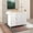 White, variant on EUROCO 52.7" Kitchen islands with Drop Leaf ,Solid Wood Kitchen islands with Storage on Wheels Breakfast Bar,2 Doors,3 Drawers, Spice Rack and Towel Rack,Grey