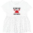 thumbnail image 3 of Inktastic My Great Aunt Loves Me Girls Baby Dress, 3 of 5