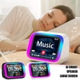 thumbnail image 2 of Smart Alarm Clock with AI Voice Assistant & 5.4 Wireless Speaker - Customizable Color Night Light, Bluetooth Speakerphone, Dual Alarm, Weather Forecast for Bedroom, 2 of 13