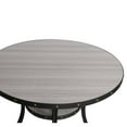 thumbnail image 5 of New Classic Furniture Crispin 48" Round Melamine Wood Counter Table in Gray, 5 of 5