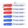 thumbnail image 5 of 6pcs Deep Hole Markers, Carpenter Marker, 30mm Fine Tip Indelible Marker Pen, Permanent Felt Pen for Marking Hard-to-Reach Places (Blue Red), 5 of 5