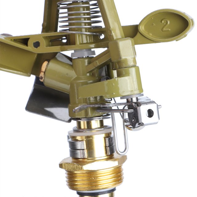 Adjustable Direction Rocker Arm Irrigation Nozzle, Water Spray Sprinkler Head, Spraying Distance Adjustable for Agricultural, Garden, Public Green Irrigation