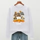 thumbnail image 5 of ICHUANYI Clearance Thanksgiving Fashion Women's Casual Long Sleeve Printed Ladies Sweatshirts Tops(White, L) ICHUANYI WER2023081501159, 5 of 5