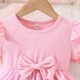 thumbnail image 5 of MEZZALL Sweet Baby Girl Girls Princess Style Three Dimen Sional Bu Tte Rfly Mesh Dresses Relaxed Fit, 12-18 Months, 5 of 9