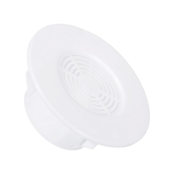 Round Air Vent 2" (46mm), ABS Vent Cover Louver Grille Vent for Bathroom Office Kitchen Bedroom, White