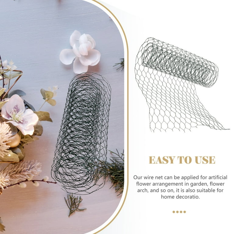 1 Roll of Iron Floral Chicken Wire for Flower Arrangement Diy Bouquet  Supply Flower Wire Netting