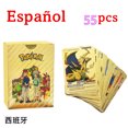 thumbnail image 1 of Juego de cartas de Pokémon, juego de cartas en inglés, español, original, arcoíris, lámina, oro, negro, Metal falso, V, Pikachu, raro, Gx, vmax, 1 of 5