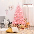 thumbnail image 4 of Costway 6Ft Hinged Artificial Christmas Tree Full Fir Tree New PVC w/ Metal Stand Pink, 4 of 10