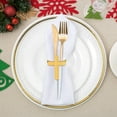 thumbnail image 4 of unbranded 4Ud Para Servilletas Dorados Con Cruzado Para De Mesas De Fiesta, 4 of 6