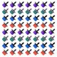 thumbnail image 3 of 100 goteros de riego de plástico ajustables de 8 orificios., 3 of 5