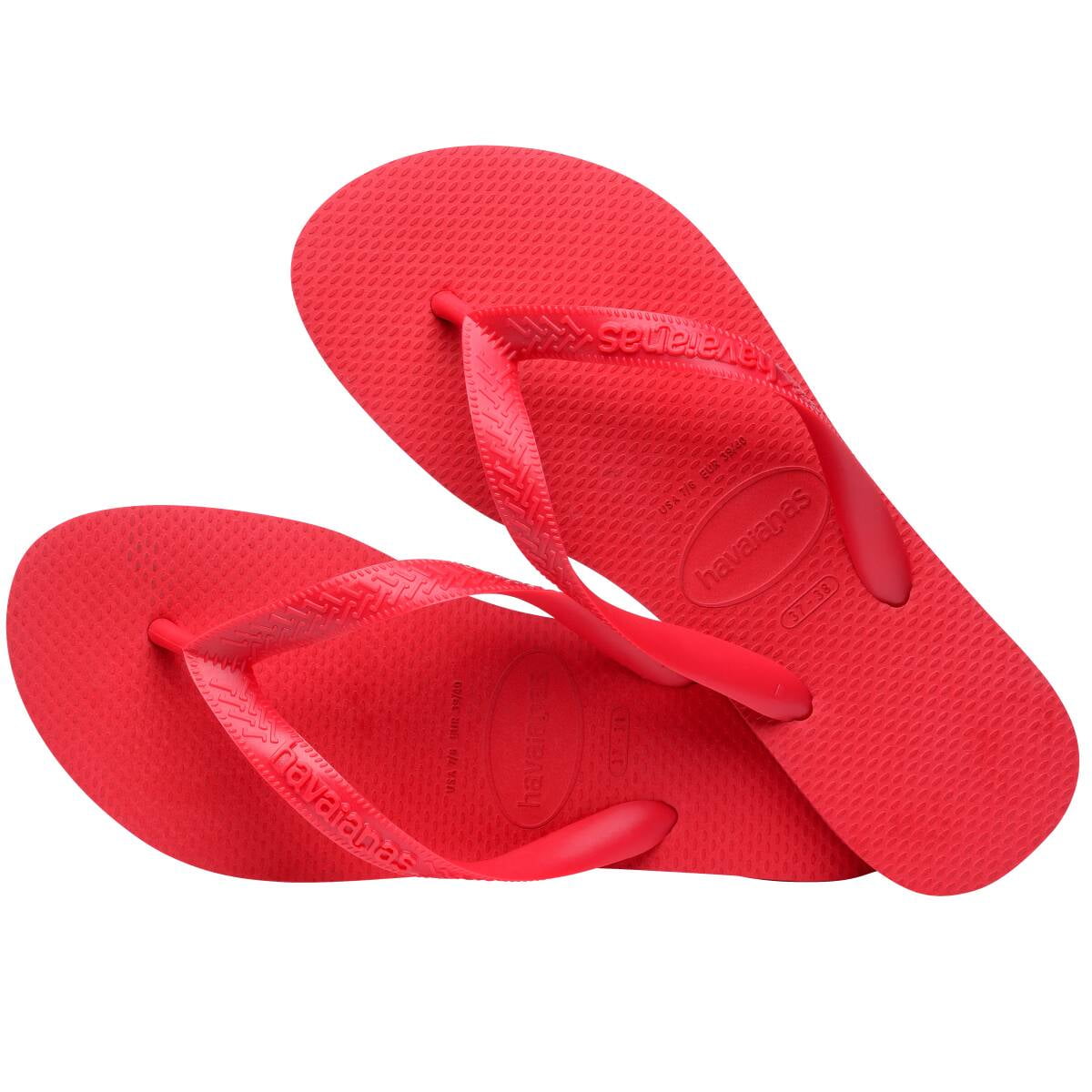 Havaianas Top Flip Flops for Women - Summer Style Sandals - Ruby Red, 6