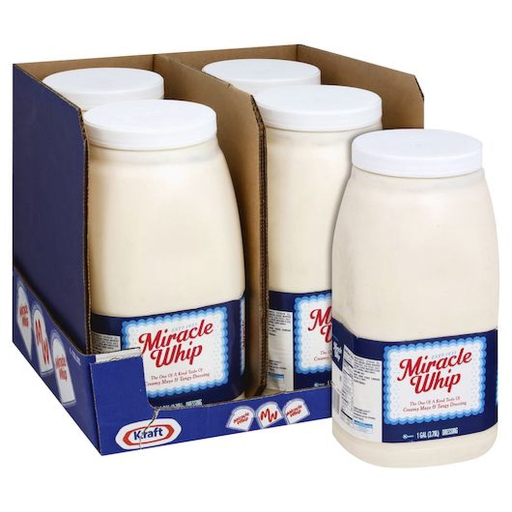 Kraft Miracle Whip Original Dressing, 1 Gallon -- 4 per Case.