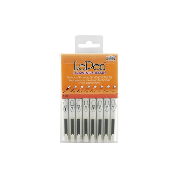 Uchida Le Pen Drawing/Marker Set 8pc