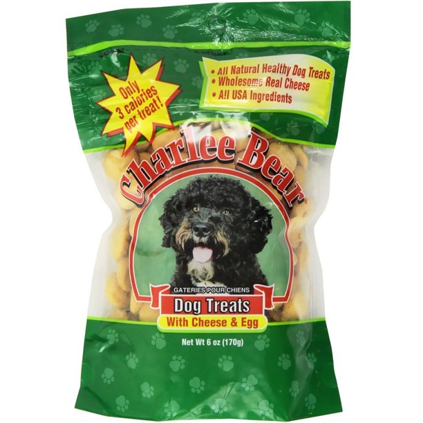 Charlee Bear Cheese & Egg Dog Treats, 6 Oz