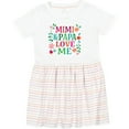 thumbnail image 3 of Inktastic Mimi and Papa Love Me Girls Toddler Dress, 3 of 5