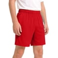 thumbnail image 2 of ITSAME Boys Athletic Shorts, Loose Fit Elastic Waist Quick-Dry Summer Running Workout Shorts Red Size 9-10, 2 of 7