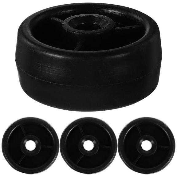 Pretyzoom 4Pcs Fitness Spare Parts Universal Wheel for Exercise Bike and Home Gym Equipment