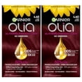 thumbnail image 1 of Tinte para el cabello Garnier Olia sin amoniaco 4.60 castaño oscuro, 2 x 60 ml, 1 of 1