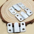 thumbnail image 4 of Sylvtty 1 Pair Wall Mounting Bracket Picture Hanger Rustproof Corrosion Resistant 10kg Load-capacity Easy to Install Black Flush Mount Brackets, 4 of 7