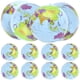 thumbnail image 5 of WORGEOUS Bolas de playa inflables de 12 piezas Bolas de bola inflables inflando en forma de globo, 5 of 8