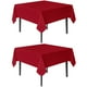 thumbnail image 1 of Mantel sancua de poliéster rojo de 70 x 70 pulgadas, paquete de 2, 1 of 7