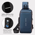 thumbnail image 5 of Clearance! Lotpreco Anti theft Crossbody Sling Bag,Waterproof Chest Daypack with USB Charging, Shoulder Backpack for Men Women, 5 of 6