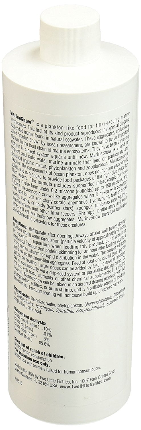 Two Little Fishies MarineSnow Plankton Diet 16oz