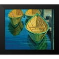 thumbnail image 2 of Bansemer, Roger 23x20 Black Modern Framed Museum Art Print Titled - Gloucester Dory Boats, 2 of 5