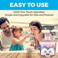 thumbnail image 4 of Máquina para hacer helados para niños – Máquina para hacer helados eléctrica Penguin de 1,2 cuartos, la mejor máquina de encimera para helados caseros, helados suaves, sorbetes, helados y yogures hela, 4 of 5