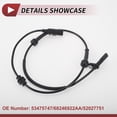 thumbnail image 5 of Unique Bargains ABS Wheel Speed Sensor ABS Sensor Anti-lock Braking System Sensor No.53475747 for Jeep Compass 2017-2019 1 Pc Front Right, 5 of 7