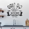 thumbnail image 2 of Adhesivos de pared de PVC con diseño vintage de utensilios para cocina, 2 of 3