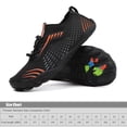 thumbnail image 4 of Zapatos Acuáticos Aqua Shoes Zapatos de buceo transpirables para caminatas en el lago (negro naranja40) Likrtyny Para Estrenar, 4 of 8