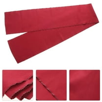 SOPOTUTU Red Wool Piano Keyboard Dust Cover Protector, Washable Soft Material for Keyboard