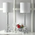 thumbnail image 3 of SAFAVIEH Marla 31 in. H Crystal Candlestick Table Lamp, Clear, Set of 2, 3 of 7