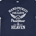 thumbnail image 4 of Inktastic Handpicked for Earth by My Pawpaw in Heaven with Angel Wings Boys or Girls Baby T-Shirt, 4 of 5