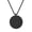Black, variant on Ayatul Kursi Necklace Arabic Pendant Neckchains Jewelry Simple Sweater Chain for Women