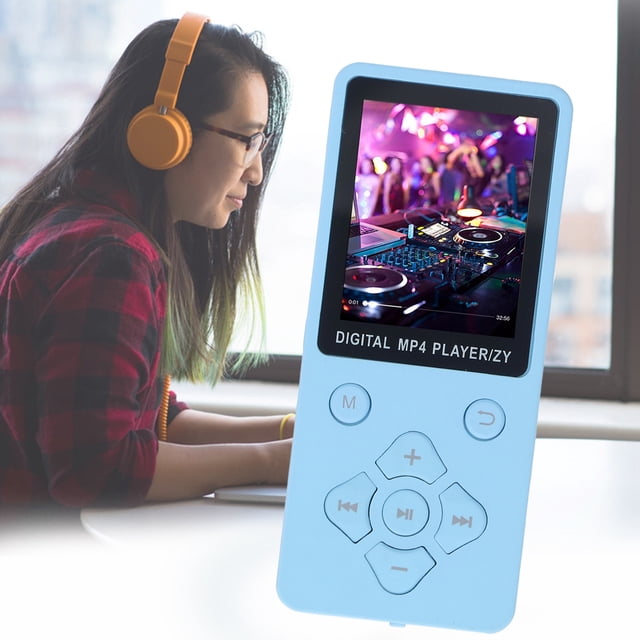 MP3 Player with BT 5.0, HiFi Lossless Sound, Music Player with 1.8 Inch Color Screen MP3 MP4 Player Portable Video Music Player Expanded Up to 128GB