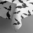 thumbnail image 4 of Halloween Bat Pattern Rectangle Tablecloth 60"x120",Waterproof Polyester Rectangle Table Cloth, Wipeable Spillproof Polyester Tablecloth for Dining, Camping, Indoor and Outdoor, 4 of 6