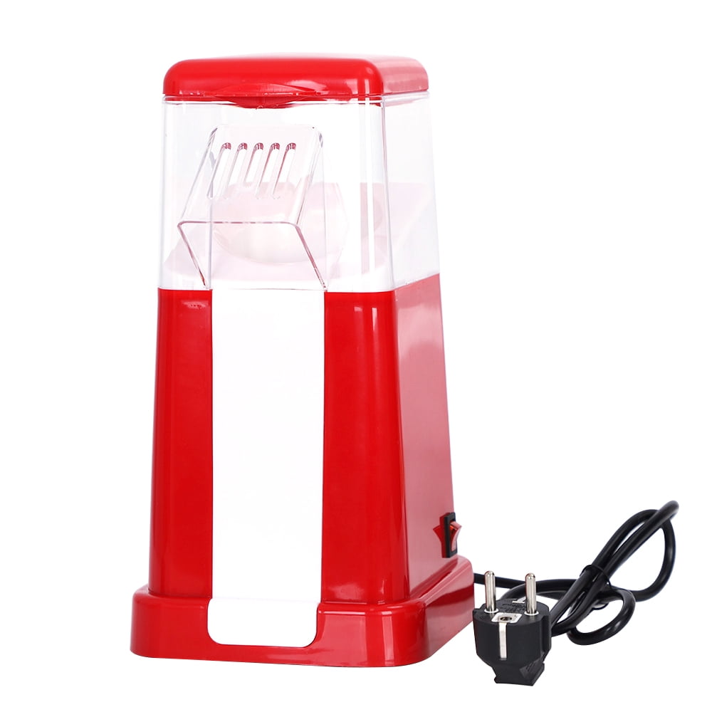 Electric Hot Air Popcorn Popper With Top Cover Electric Popcorn Maker