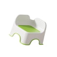 thumbnail image 2 of Taburete para niños, taburete con escalones, taburete ergonómico multiusos para niños, taburete para cambiar zapatos, taburete para pies para cocina, Verde, 2 of 8