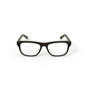 Walmart Mens FM14097 Square Prescription Eyeglasses with Case, Brown