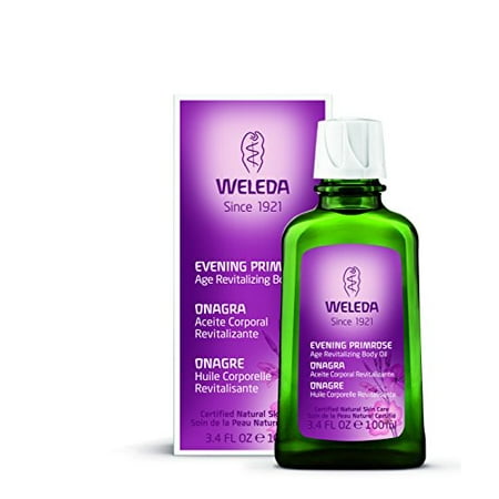 Weleda Body Oil - Evening Primrose Age Revitalizing - 3.4 oz Body and Massage (Best Age For Baby Massage)