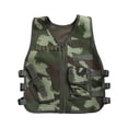 thumbnail image 2 of Chaleco táctico ños Chaleco CS Gear Plate Carrier Camping 40cm Cola Chaleco táctico para niños, 2 of 8