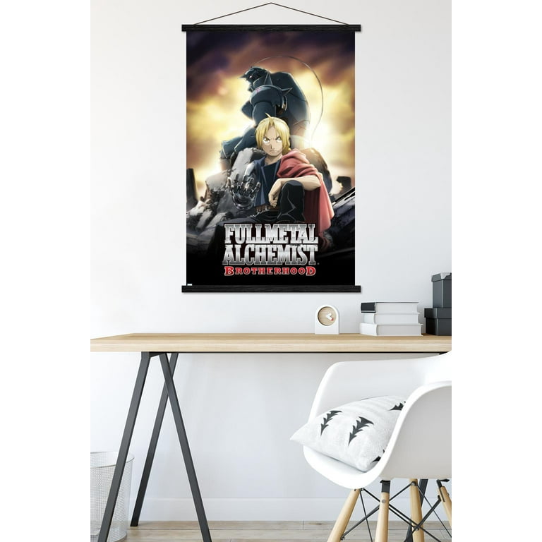 Fullmetal Alchemist: Brotherhood - Key Art 1 Wall Poster with Magnetic  Frame, 22.375 x 34