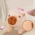 thumbnail image 3 of Electric Pet Capybara Walking Plush Toy for Kids Realistic Sound and Movement Soft Dolls for Toddler Craw Learning, 3 of 4