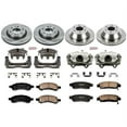 thumbnail image 2 of PowerStop Front and Rear Stock Replacement Brake Pad and Rotor Kit with Calipers Fits: BUICK CHEVROLET GMC ISUZU Select Models KCOE2085B, 2 of 5