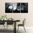 thumbnail image 3 of Hieng Abstract Canvas Wall Art, Painting Prints, Feather Pictures Modern Wall Decor for Living Room Bedroom Office Home Decor -（Only canvas）, 3 of 6